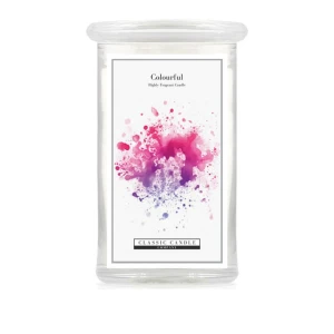 Colourful 2 Wick Large Jar Candle