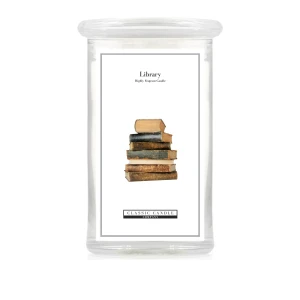 Library 2 Wick Large Jar