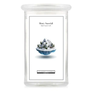 Minty Snowfall 2 Wick Large Jar