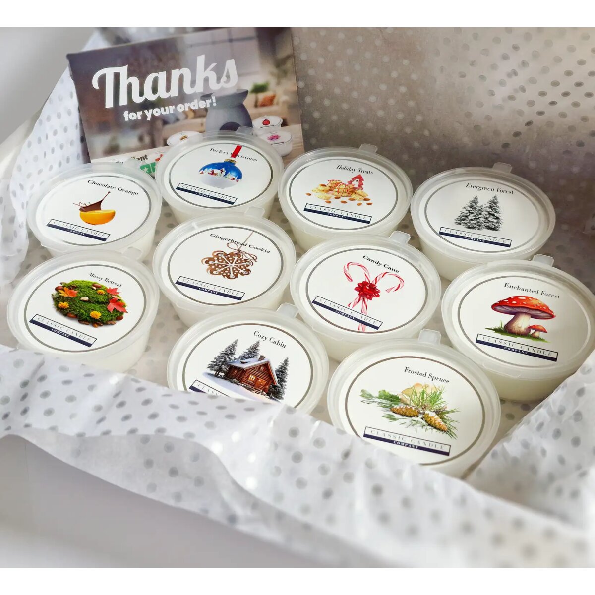 Festive Collection Wax Melt Minipots