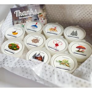 Festive Collection Wax Melt Minipots